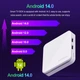 Налаштована Смарт ТВ приставка H96 Max H313 2/16 GB Slimbox Android TV 14 Allwinner з Bluetooth-пультом та голосовим пошуком | 4K HDR медіаплеєр на андроїд | Smart TV Box | ТВ Бокс з WiFi 2.4 5ГГц + YouTube без реклами | ТВ канали | Фільми та Серіали - зображення 3