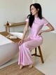 Женский пижамный комплект 3-ка брюки шорты и футболка Lumi S/M розовый SetPH353713 - изображение 6