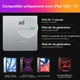 Клавіатура чохол HOU iPad Air 11 2024/Pro 11 AZERTY Чорний RGB підсвітка Трекпад - зображення 2