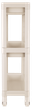 Етажерка VIOLET HOUSE 6015 Long Shelf 3 пол. WHITE 54*18*67 см - изображение 4