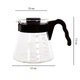 Сервер Ecocoffeetools S600 Black стеклянный графин 600 мл для приготовления кофе заварник для пуровера - изображение 7