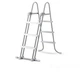 Каркасный бассейн Intex Prism Frame 305×99 см круглый 6 500 л, стальной каркас, фильтр-насос 3 785 л/ч, серый - изображение 4