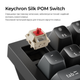 Клавіатура бездротова геймерська Keychron Q6 Ultra Keychron Red Switch Black RGB (Q6U-M1-UA) - зображення 9