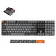 Бездротова геймерська клавіатура Keychron K5 Max Gateron Brown Switch Black RGB 100% повнорозмірна ультратонка Low-Profile Hot-Swap QMK Bluetooth 5.1 2.4G USB Type-C 1000Hz PBT Double-Shot LSA алюмінієвий корпус - зображення 7
