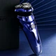Мужская роторная электробритва VGR V-305 с тремя плавающими головками и USB-зарядкой для сухого бритья - изображение 5