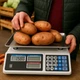 Торговые весы 50 кг с дисплеем и памятью от сети и аккумулятора DT 809 из нержавеющей стали - изображение 2