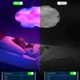 Подвесная LED лампа облако 5 Вт RGB USB Bluetooth пульт дистанционного управления OBL-211 для декорирования интерьера - изображение 7