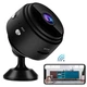Беспроводная мини камера Full HD 1080p с WiFi и аккумулятором для видеонаблюдения A9 черная - изображение 1