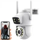 Wi-Fi поворотная камера видеонаблюдения 4Мп с ИК подсветкой для улицы IP66 с микрофоном и поддержкой MicroSD до 128ГБ - изображение 1