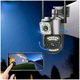 Уличная IP-камера 4 Мп с WiFi и датчиком движения SC03 черный - изображение 2