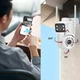 Уличная Wi-Fi камера видеонаблюдения 6 Мп поворотная с двойной линзой ночное видение Q13 белая - изображение 2