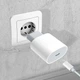 Сетевое зарядное устройство 35W USB-C с кабелем 1м для быстрой зарядки телефонов белое пластиковое - зображення 6