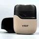 Аккумуляторная электробритва VGR V-345 роторная с USB-зарядкой водонепроницаемая для сухого и влажного бритья с двумя головками серый - изображение 4