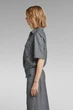 Жіноча сіра сорочка cropped shirt G-Star S D22914,D123 - изображение 2