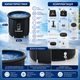 Портативная надувная ванна для ледовой терапии и восстановления «Ice Bath Spa», 320 л - изображение 4