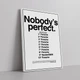 Интерьерная картина Никто не идеален, Порше, Nobody's Perfect, Porsche Poster, 1983 LeMans, 106×75 см (id6719) - изображение 2