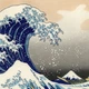 Інтер'єрна картина Велика хвиля в Канаґаві, Хокусай, Hokusai, Great Wave off Kanagawa, 28×42 см (id6779) - зображення 3