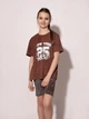 Футболка для девочки подростка 152 Темно-коричневый LIKE (739162-152) - изображение 1