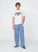 Футболка бавовняна довга чоловіча GAP 173192295 M Молочна з принтом (1159861801) - зображення 3