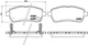 Гальмівні колодки BREMBO P16013 Suzuki Swift; Daihatsu Sirion; Mazda 2 DFY13329ZB, DFY13329ZA, DFY13328ZA9C - зображення 1