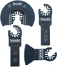 Zestaw akcesoriów i brzeszczotów do multitoola Einhell KWB 4 szt (49708800) (4009317088004) - obraz 2