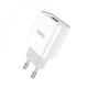 Сетевое зарядное устройство Hoco C81A 10 Вт, USB-A, кабель Micro-USB 1 м для быстрой зарядки гаджетов, белый - изображение 3