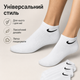 Шкарпетки Nike короткі білі 30 пар розмір 36-39 спортивні шкарпетки під кросівки для тренувань, прогулянок - зображення 5
