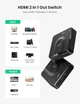 Сплиттер Ugreen HDMI 2.0 двунаправленный переключатель 2 в 1 / 1 в 2, 4K 60Hz, 3D - изображение 5