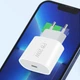 Мережевий зарядний пристрій WUW-C178 1Type-C PD20W white - изображение 3