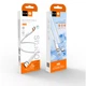 Кабель WUW-X224/TPC USB Type-C 2,4А white - зображення 2
