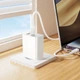 Мережевий зарядний пристрій BOROFONE BA108A Stellar PD30W+QC3.0 charger set (C to iP) (EU) White - зображення 8