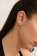 Серебряная серьга-каффа (40023) - изображение 7