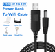 Кабель-перехідник USB DC 12V 5.5x2.1 мм для Wi-Fi роутера / Кабель живлення роутера від Power Bank - зображення 2