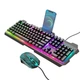 Комплект клавіатура і миша Hoco DI16 чорний RGB підсвітка - зображення 4