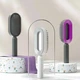 Массажная 3D щетка для волос Central Hollow Cushion Comb, расческа с кнопкой очищения, щетка для массажа кожи головы - изображение 4