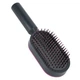 Массажная 3D щетка для волос Central Hollow Cushion Comb, расческа с кнопкой очищения, щетка для массажа кожи головы - изображение 7