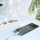 Сетевое зарядное устройство Hoco C109A белое 18W USB Quick Charge + кабель USB to Type-C (C109A) - изображение 2