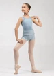 Шорти розігрівочні MILLIE JUNIOR з відворотом rayon rib knit, powder blue, 134см - зображення 2