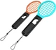 Uchwyt Yaxo na Joy-Con Tennis Pro Set do NS/NS2 Inferno Pomarańczowy/Niebieski (YGTPSJCH01CM) - obraz 2