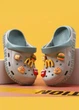 Дитячі сабо Crocs-style з джибітсами сірий з блакитним р. 28,5 - зображення 2