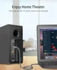 AUX Hi-Fi аудіокабель Essager (2 м) 3.5 мм → 2 RCA (тюльпани), нейлонове обплетення + алюмінієві конектори - зображення 6