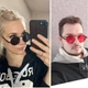 Сонцезахисні круглі окуляри, іміджеві окуляри унісекс з металевою оправою панк Чорні - зображення 8