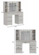 Стол туалетный Art in Head Kler 1200x430х1400 мм Белый бриллиант (TB36010000000) - изображение 5