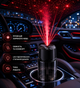 Умный автомобильный парфюм XT056 с автоматическим распылением и эффектом Звездного неба Черный - изображение 2