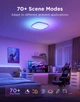 Потолочний світильник Govee H60A4 30 см Smart Square Ceiling Light, RGBWW + RGBIC, WI-FI/Bluetooth Білий (H80A4C01) - зображення 9