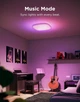 Потолочний світильник Govee H60A4 30 см Smart Square Ceiling Light, RGBWW + RGBIC, WI-FI/Bluetooth Білий (H80A4C01) - зображення 10