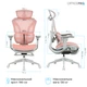 Офисное кресло OfficePro Elite OC950GLP Gray/Light Pink (OC950GLP) - изображение 3