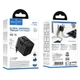 Мережевий зарядний пристрій Hoco AC31, USB/2 Type-C, PD 25W, black - зображення 7