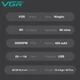Аккумуляторная электробритва Шейвер VGR V 375 для сухого бритья с откидным триммером Черный - изображение 5