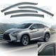 Дефлектори вікон вітровики Benke для Lexus RX 2016- Хром Молдинг З Нержавіючої Сталі 3D - зображення 1